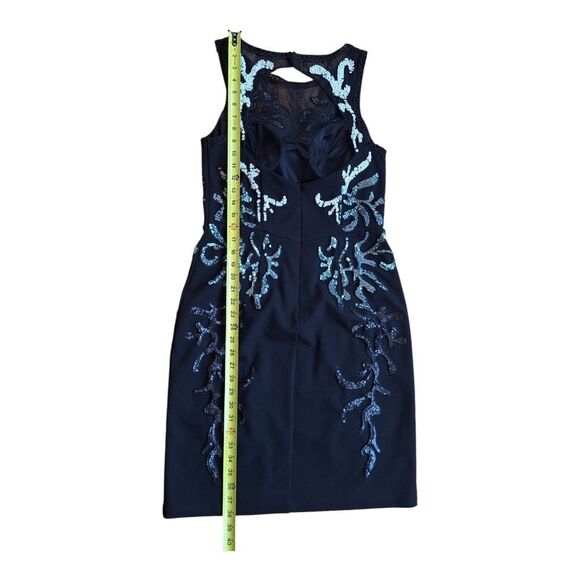 Sue Wong Nocturne Sequin Cocktail Dress NWOT Black Lined sz 10 Special Occasion - Picture 10 of 16